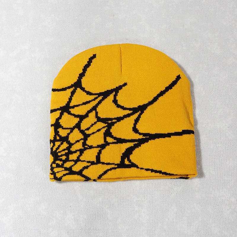 New Knitted Beanies Hat Cartoon Spider Embroidered Winter Hats Knitted Bonnet Cap Soft Woolen Beanies For Wen Cap X250212
