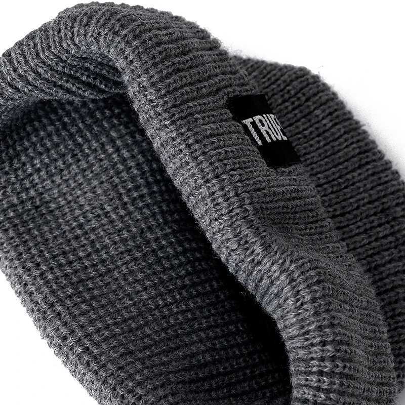 Letter True Unisex 10 Sailor Fishermans Winter Beanie Hat Ribbed Knitted Melon Cap Solid Sklcap Baggy Retro Ski Hat X250212