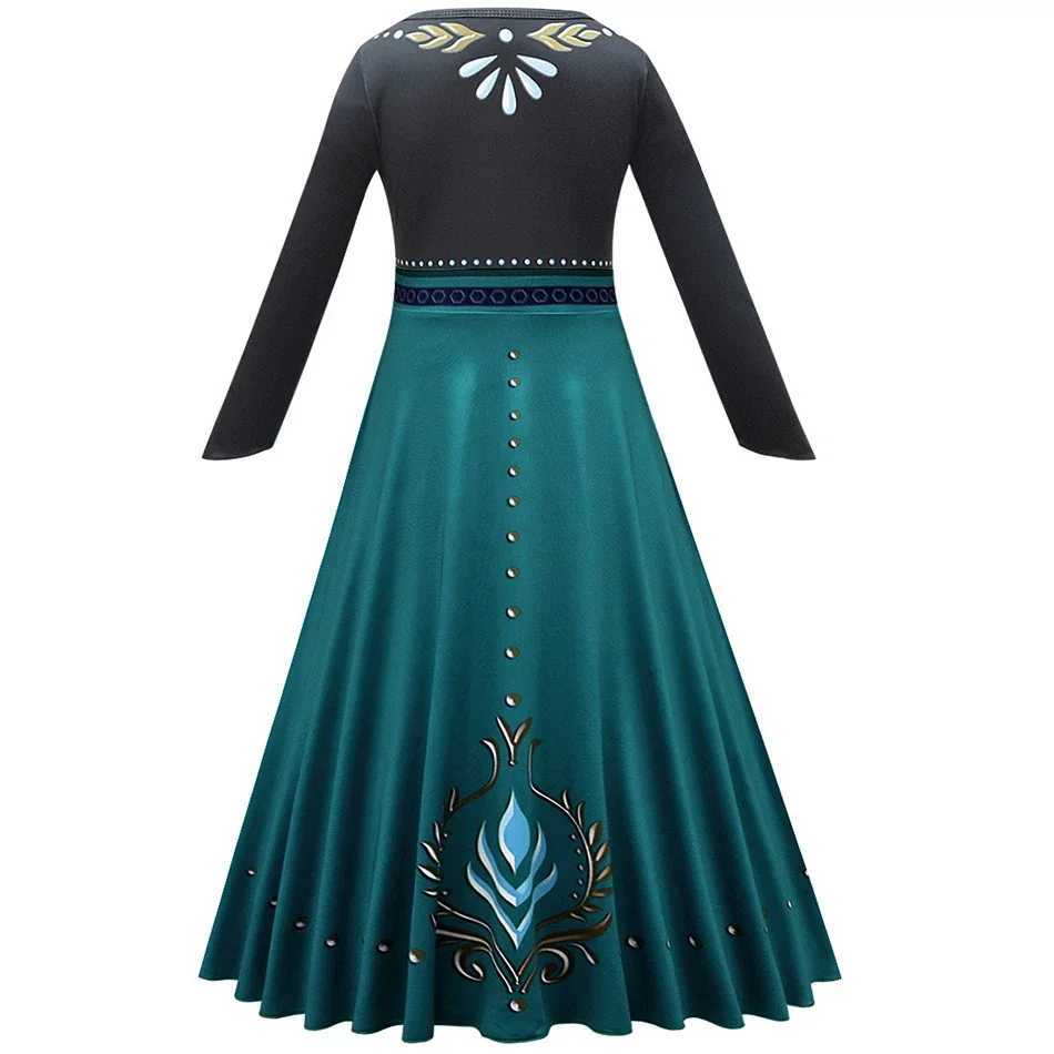 2025 Princess Dresses Girls Carnival Ball Cosplay Par Costumes Long Sleeve Dresses Kids Queen Clothes Girls Par DressesXJ250117