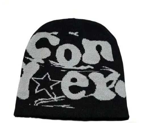 Fashion Letter Beanie Hat for Wen Men Cfortable Knit Hat PlOver Cap Girls Y2K Skl Cap Sport Hat Adt dress X250212