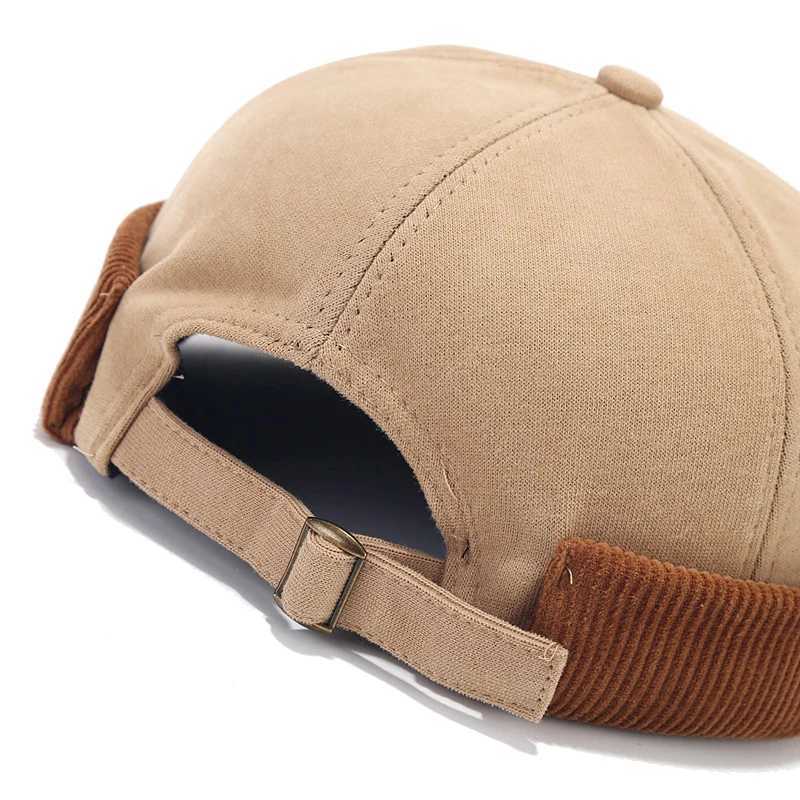 Bocca Beanie hat Visor free Docker brushless hat mens coral hat Wen Y2K retro streetwear winter and autumn hats X250212