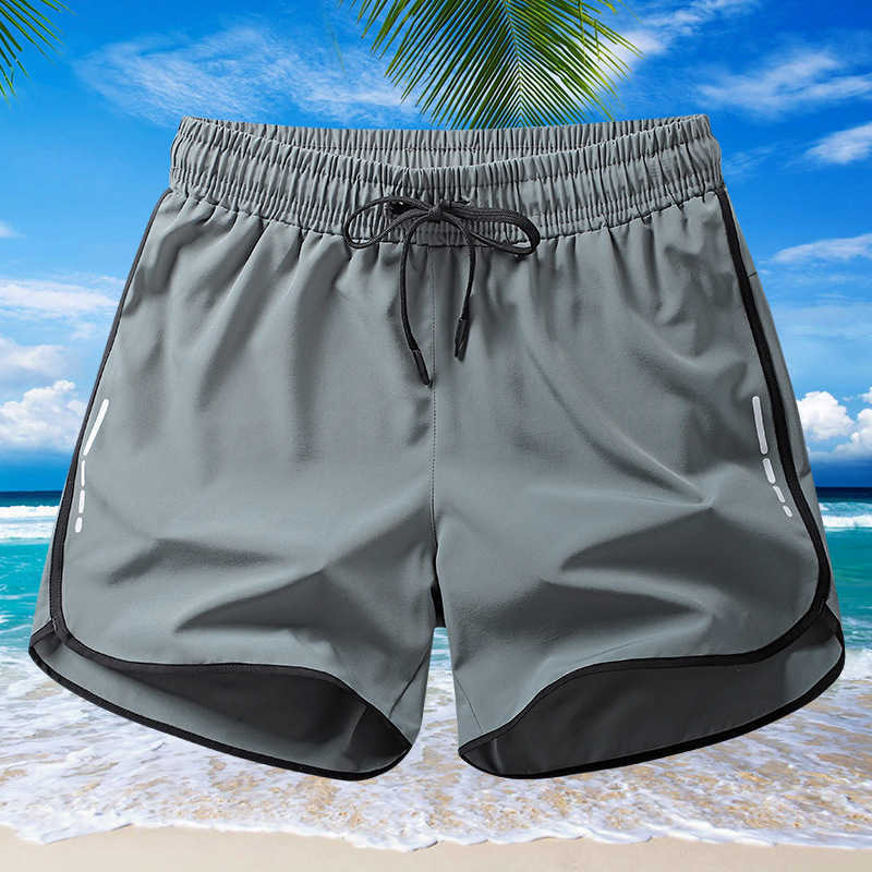 Summer beach pants loose casual breathable quick drying pants running pants fitness three quarter pants mens sports shorts men W250212