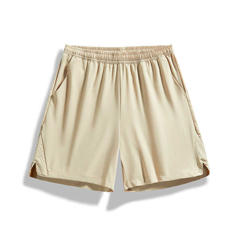 Ice silk casual pants mens summer thin stretch quick drying shorts mens short pants plus loose sports pants W250212