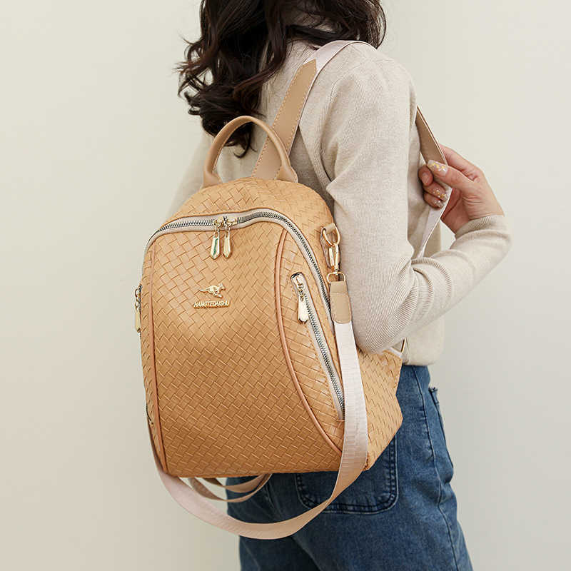 Commuting Texture Leisure Bag Womens Backpack Summer New Versatile Travel Bag