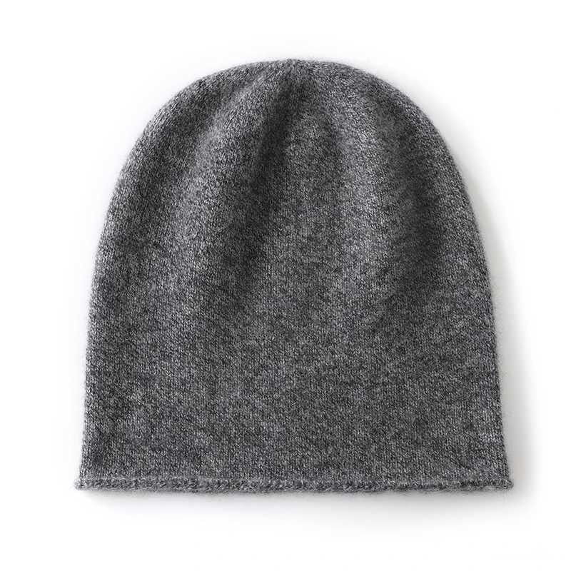 2024 Winter Unisex 100 Cashmere Hats Outdoor Casual Keep Warm Solid Color Cashmere Knitted Beanie Hat Men /Men Hedging Caps X250212