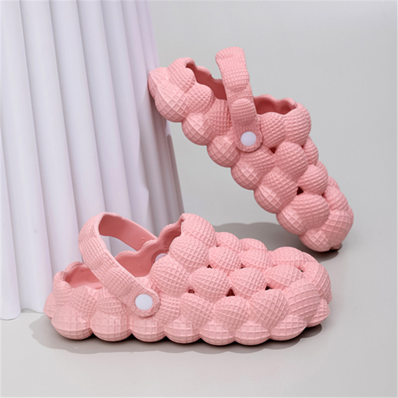 Women's Slip-on EVA Foam Platform House Shoes - Comfortable Indoor Bathwear with Anti-Skid Sole