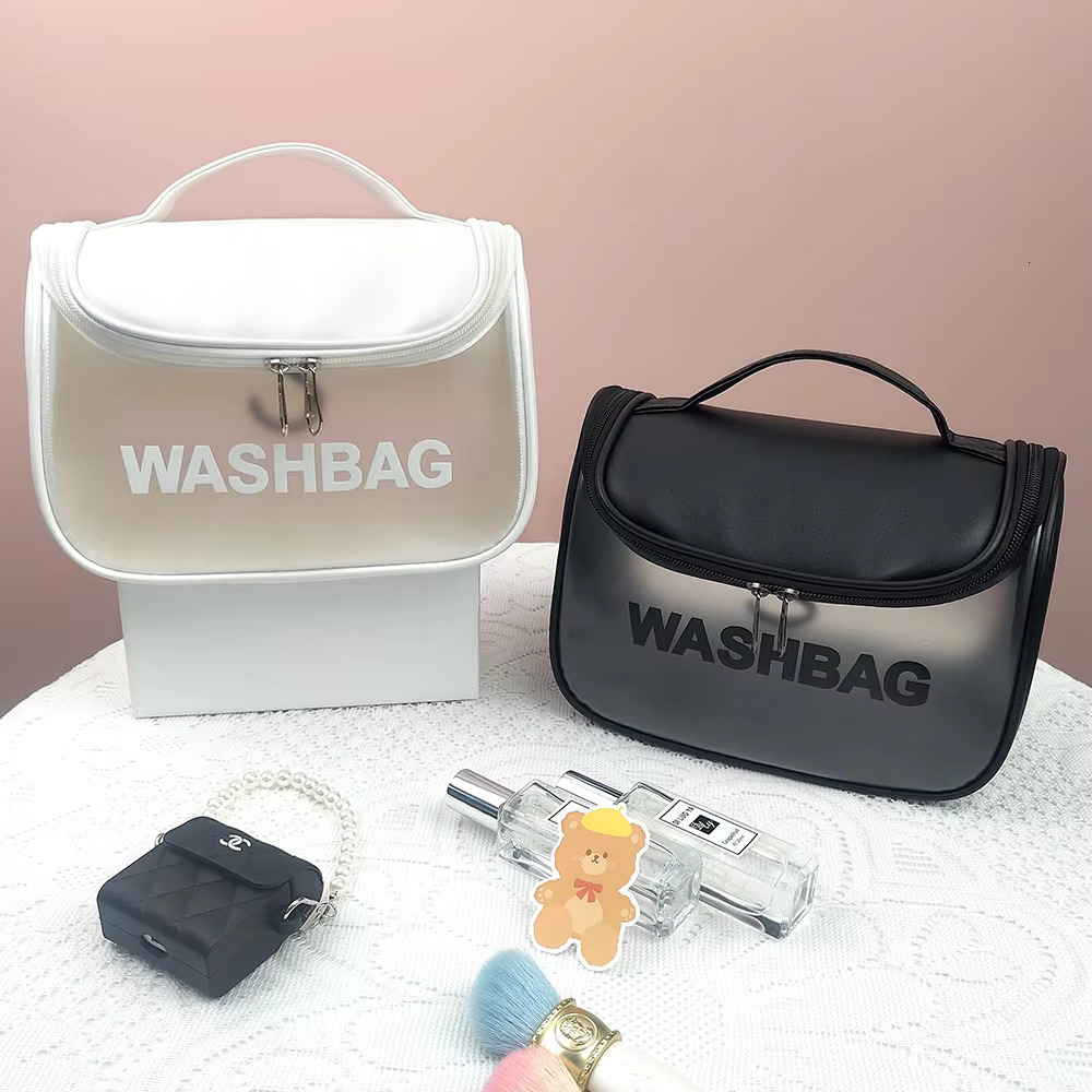 Women Makeup Bags Travel Cosmetic Toiletries Organizer Waterproof Storage Neceser Hanging Bathroom Wash Bag High Quality swissmilitary