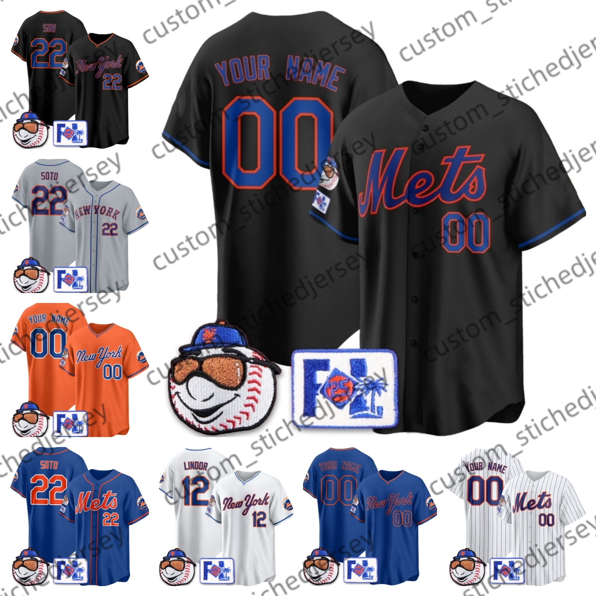 2025 Mets Jersey Juan Soto Francisco Lindor jersey Pete Alonso Brandon Nimmo Kodai Senga Starling Marte Jeff McNeil mens Edwin Diaz baseball jersey