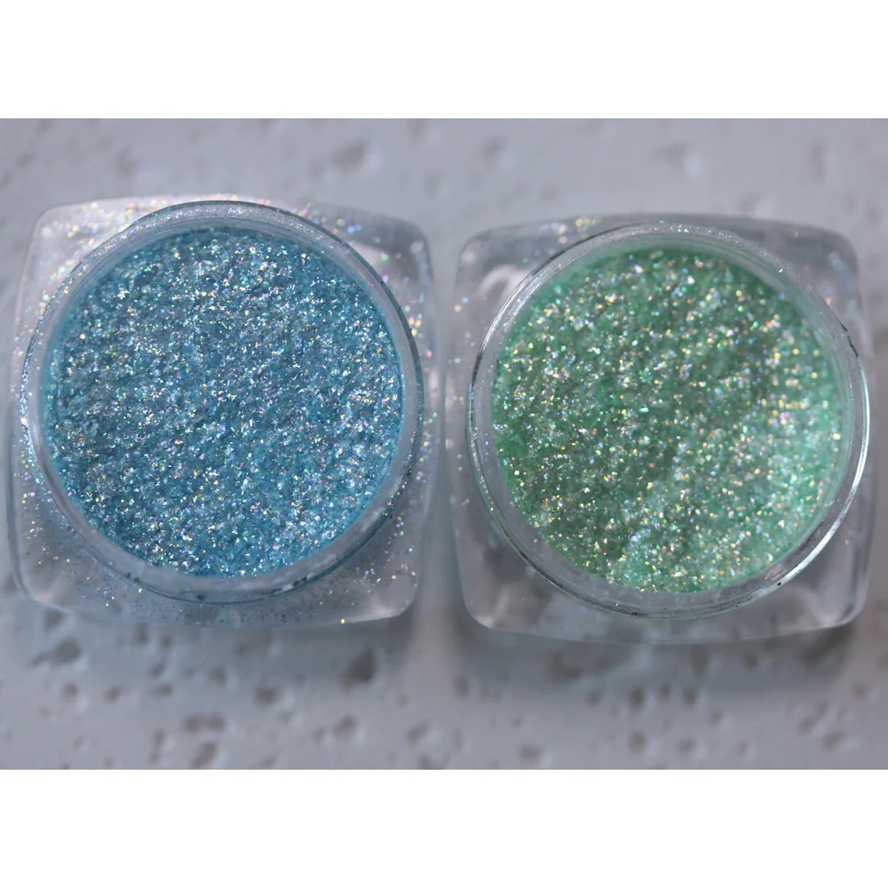 Natural Cosmetic Grade Blue Green Flash Pigment for Soap Dye Lip Gloss Nail Polish Makeup Epoxy Resin Candle Making Bath Bombs 250208