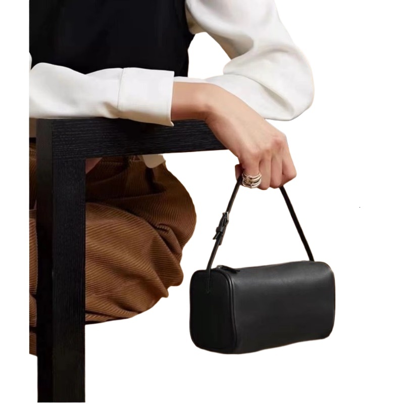 Niche Design Ther Pen Holder Veet Leather Underarm Bag Retro Casual Small Square Bag,Single Shoulder Handbag