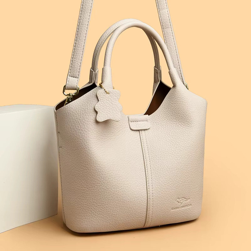 Brand High Quality Soft Leather Large Capacity Top-Handle Bags Female Handbags Women Shoulder Crossbody Totes Messanger Bag Sac