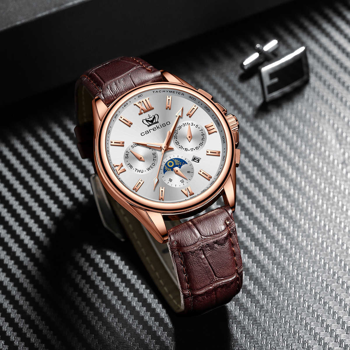 The new waterproof night luminous male watches male student tiktok W250212