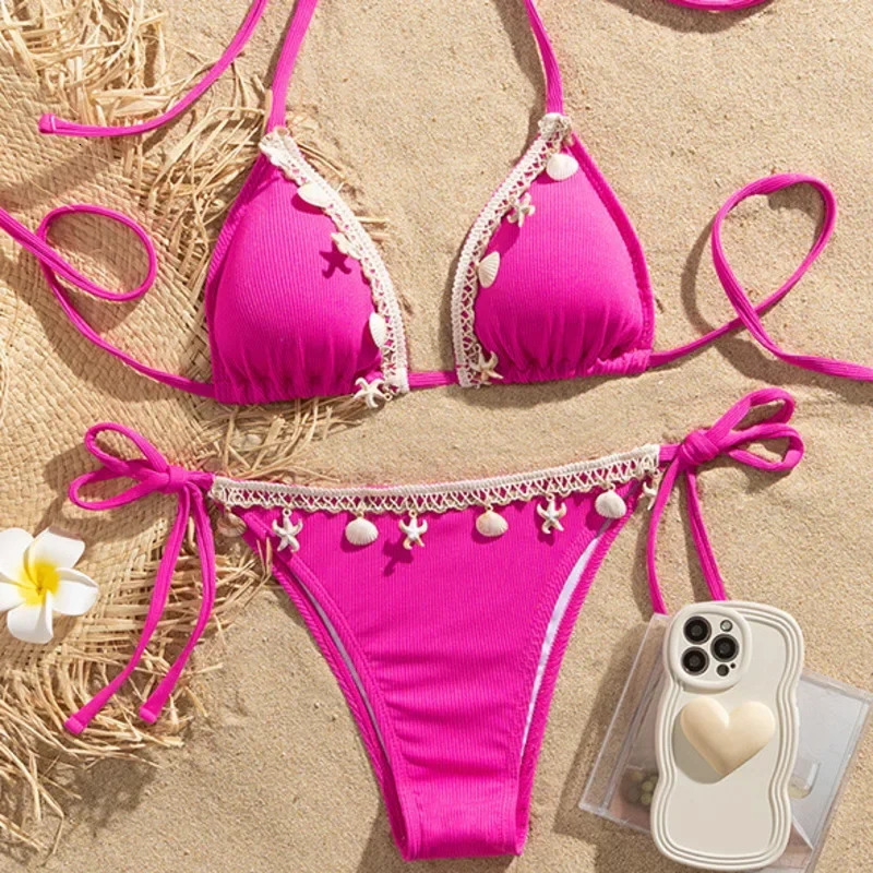 Sexy Bikinis 2025 Womens Swimwear Female Swimsuit For Swimming Wear Bathing Suits Brazilian Bikini Set Beachwear Pool Bather 250211Z