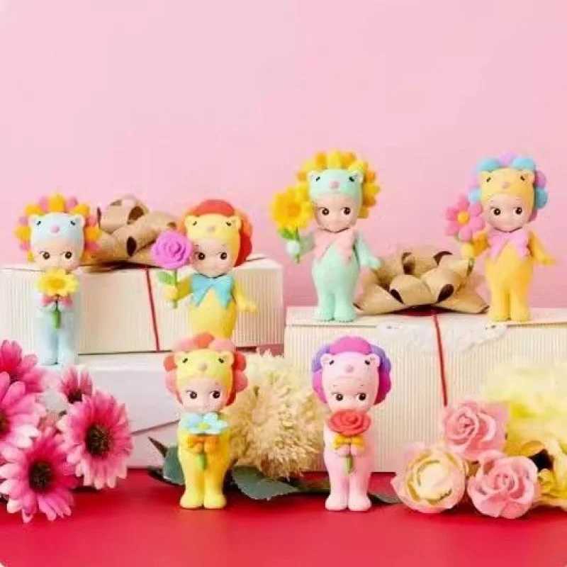 Hot Blind Box Flower Series Kids Toys Angel Girls Can House Series Figurines Tren Toys Car Decorations GiftsXJ250212