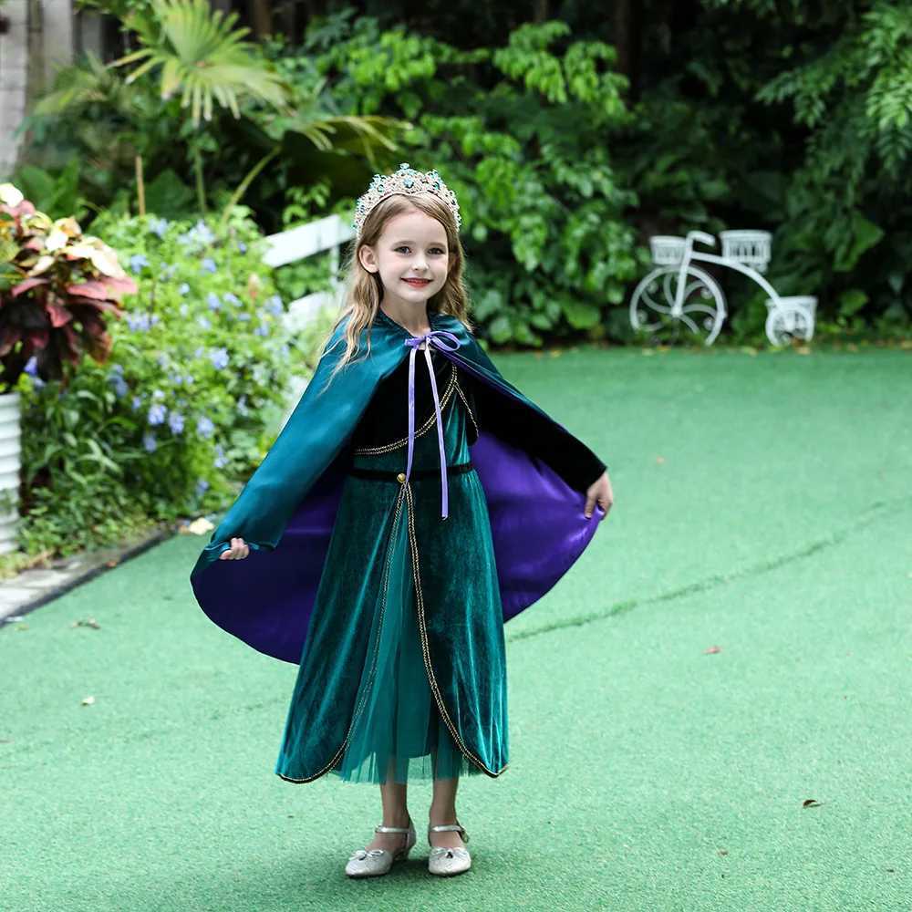 2025 Princess Dresses Girls Carnival Ball Cosplay Par Costumes Long Sleeve Dresses Kids Queen Clothes Girls Par DressesXJ250117