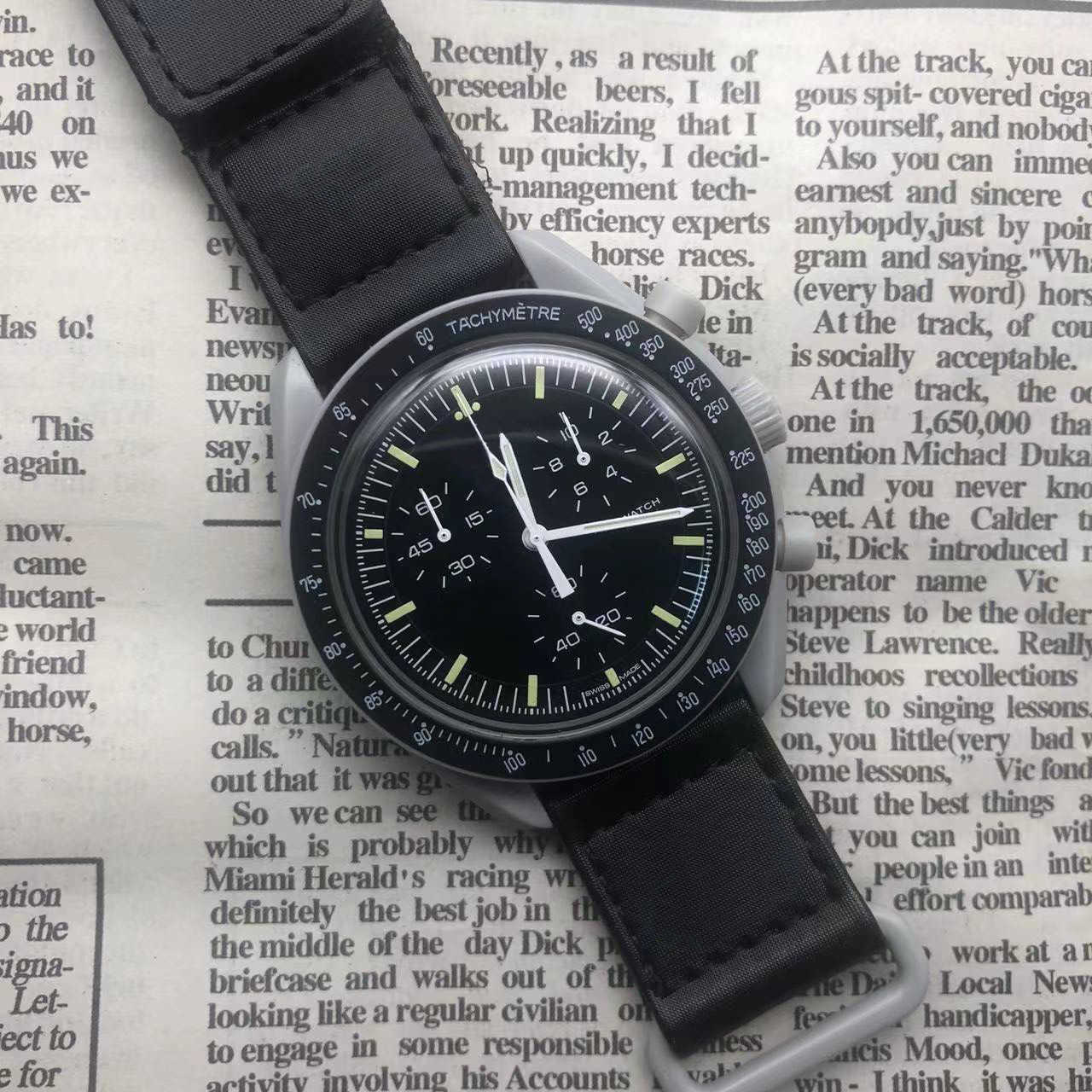 Moon Mercury Co branded Planet Space Watch Timing Six needle quartz watch is popular W250212