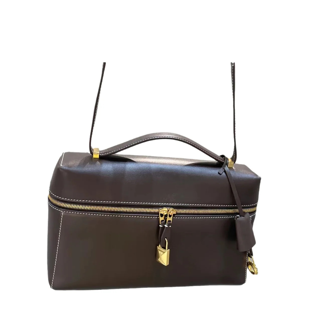 Vintage Bags, Calf Bag: Large Capacity Leather Shoulder Bag, Casual Style Tote hot for Daily Use, Early Autumn New Model