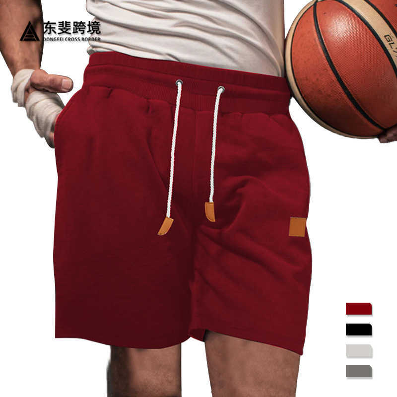 Temu2024 Summer Mens Shorts Loose European Casual Pentagram Shorts Mens Shorts W250212