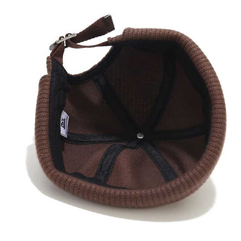 Bocca Knitted Docker Cap Beanies Brimless Hat Without Visor Sklcap Men Wen Solid Color Warm Thick Winter Hat Street Fashion X250212