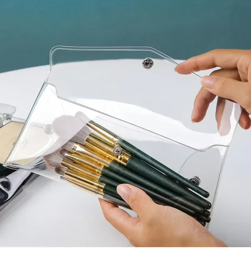 1PCS Cosmetic Organizer Travel Holder Pvc Makeup Make up Brush Bag Pouch Storage Case swissmilitary