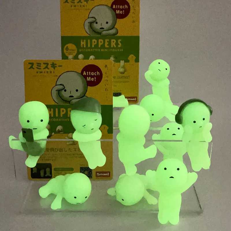 New Smiski Hippers Party Series Recorative Mini Figures Doll Blind Box Toys Gift Decoration Co Branded CollectionXJ250212