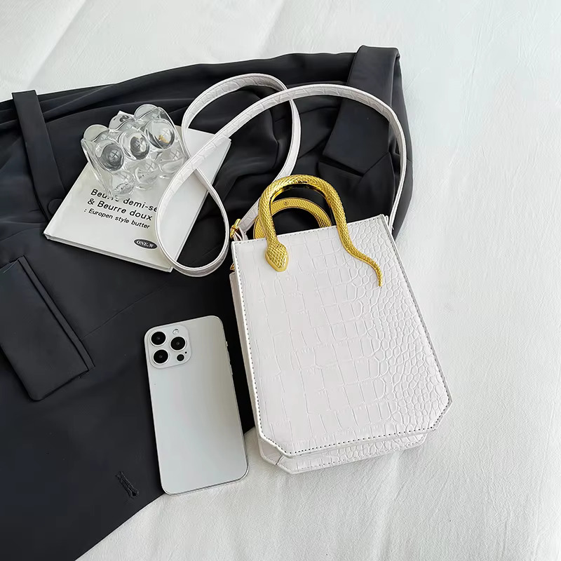 Fashion Handbag Women's Leather Shoulder Brand Crossbody Small Square Ladies Casual Tote Evening Bag New