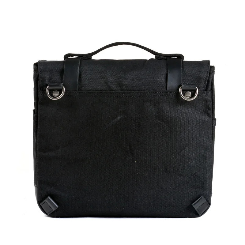 Motorcycle side bag universal waterproof wax canvas locomotive bag travel camel bag 250207