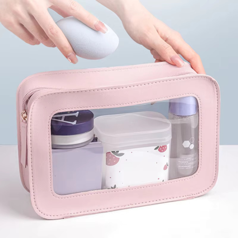 Transparent Toiletry Outdoor Travel Portable Waterproof New Simple Dustproof Cosmetic Bag swissmilitary
