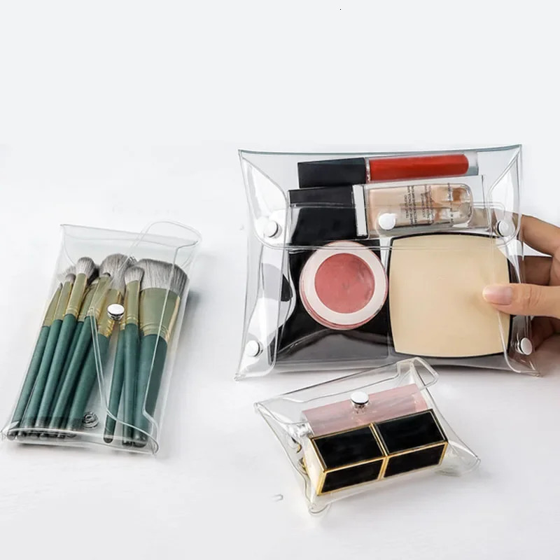 1PCS Cosmetic Organizer Travel Holder Pvc Makeup Make up Brush Bag Pouch Storage Case swissmilitary