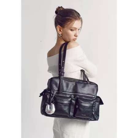 Samo Ondoh Korean Fashion Women's Underarm Motorcycle Samoondoh Large Multi-Pocket Adjustable Shoulder Bag