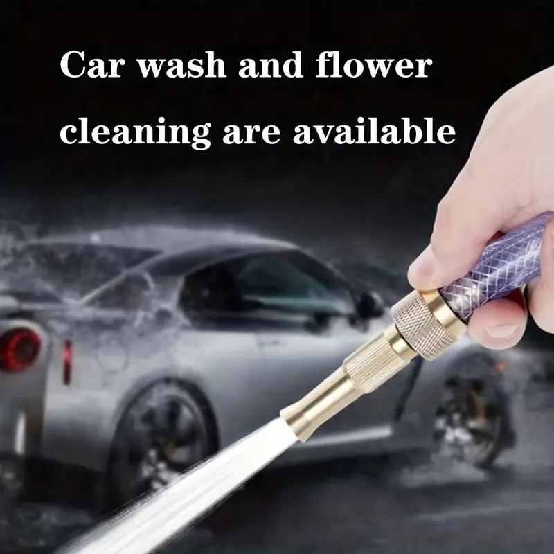 All-Brass Multipurpose High-Pressure Water Blaster for Gardening and Plumbing Maintenance User Friendly Design