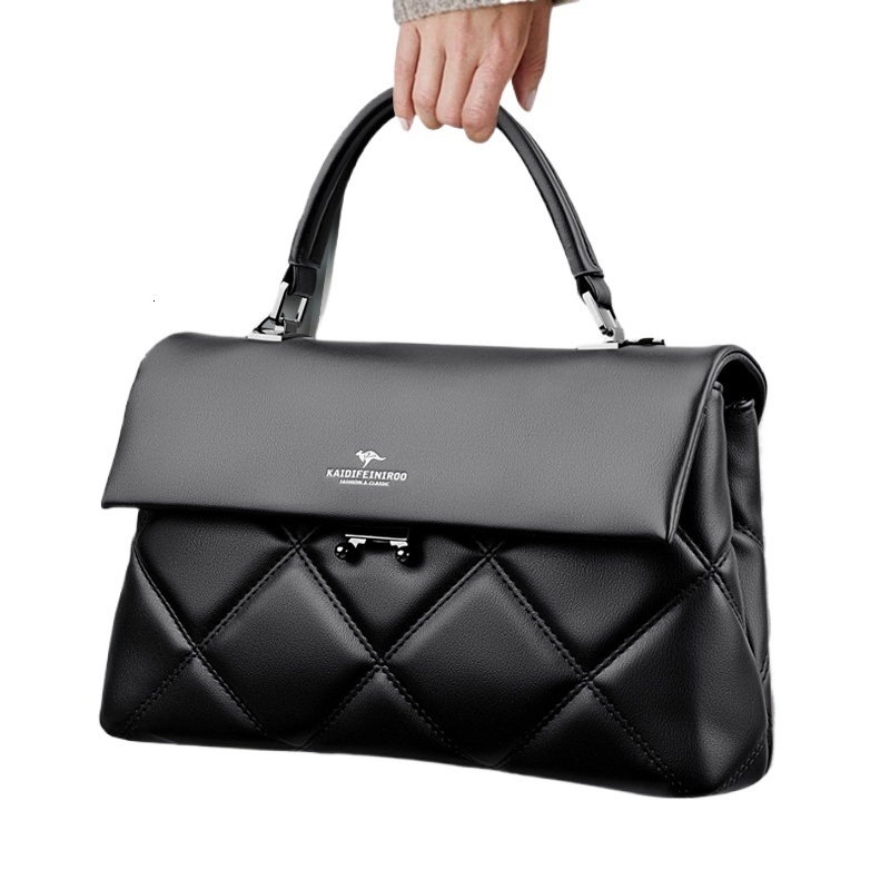 new style High Capacity Shopping Tote Bag Solid Color Handbag Designer High Quality Leather Shoulder Bags For Women