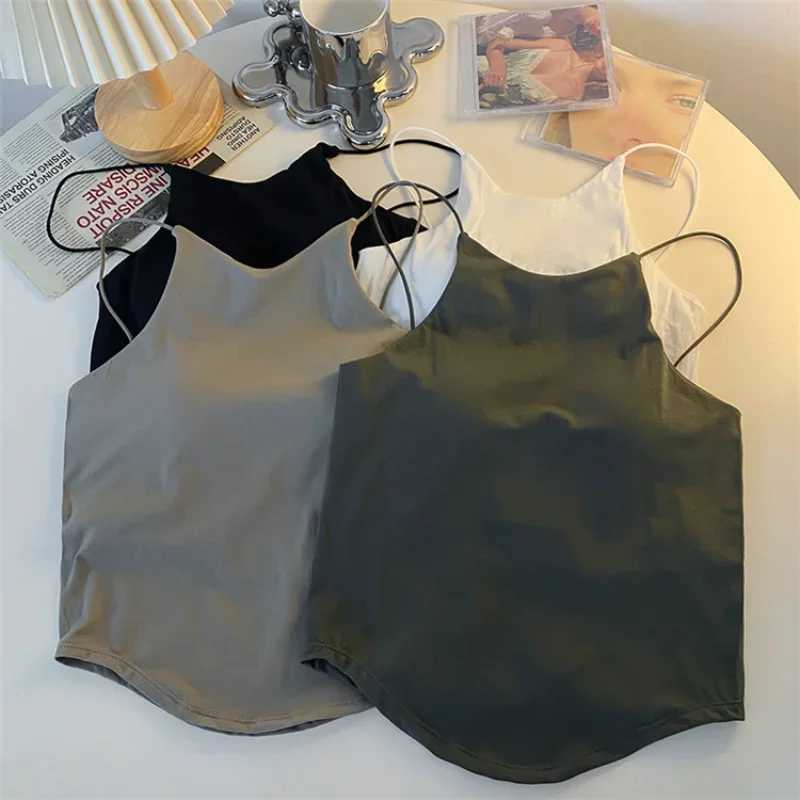 Sexy Beauty Back Wireless Tube Top Women Camisole Wire-Free Tank Camis Crop Top Tee Seamless Women Clothing SummerXJ250212