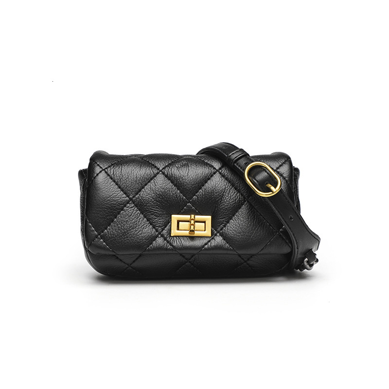 Lingge Embroidery Thread Crossbody New Texture Women's Popular Chain Super Hot Versatile Small Square Bag Women