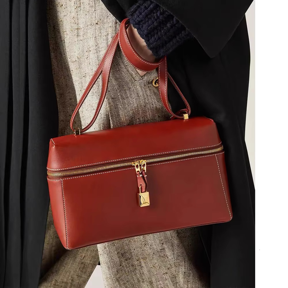 Vintage Bags, Calf Bag: Large Capacity Leather Shoulder Bag, Casual Style Tote hot for Daily Use, Early Autumn New Model