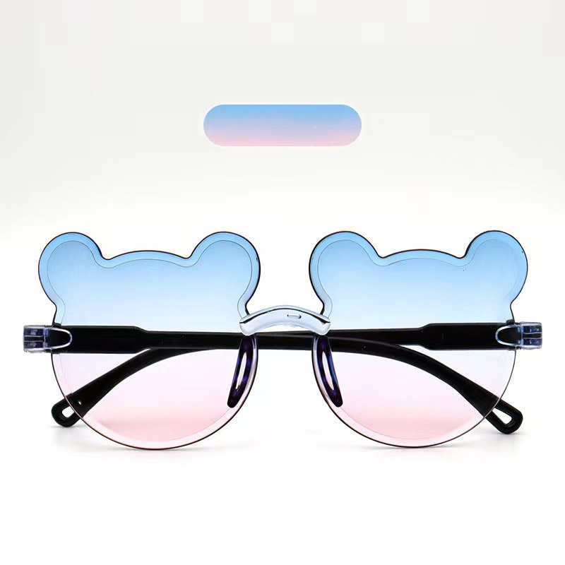 Kids Sunglasses Bear Shaped Cute Sun Children Trendy Cartoon Outdoor Anti-Glare Glasses For Boys Girls Eyewear Z260305