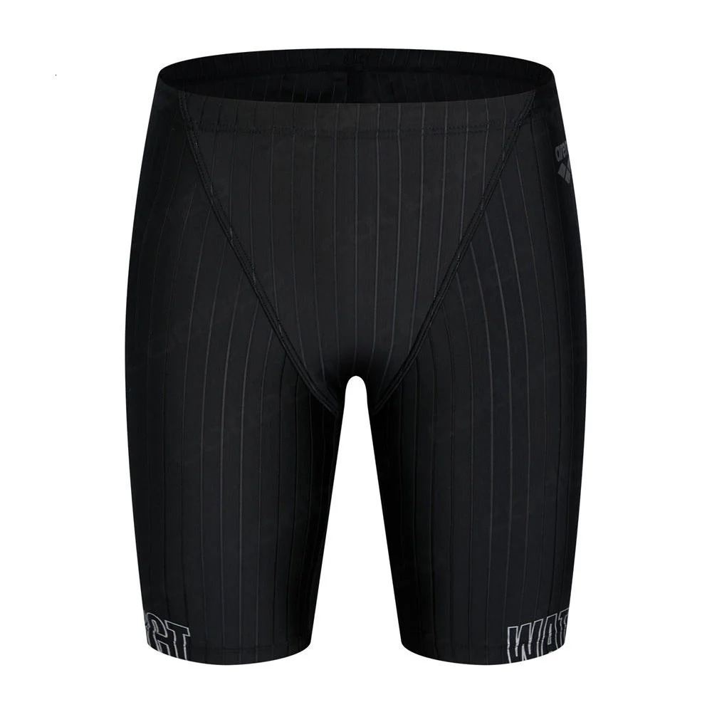 Summer Mens Pro Swim Jammer Endurance Athletic Training Swimsuit Shorts Beach Swimming Trunks Swimwear Jammer Tights Surf Pants 250210