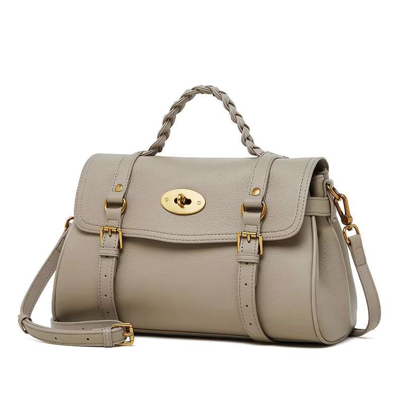 New 2025 Soft Cow Leather Lady Casual Totes Crossbody Handbags Shoulder Tote Bags For Women Black