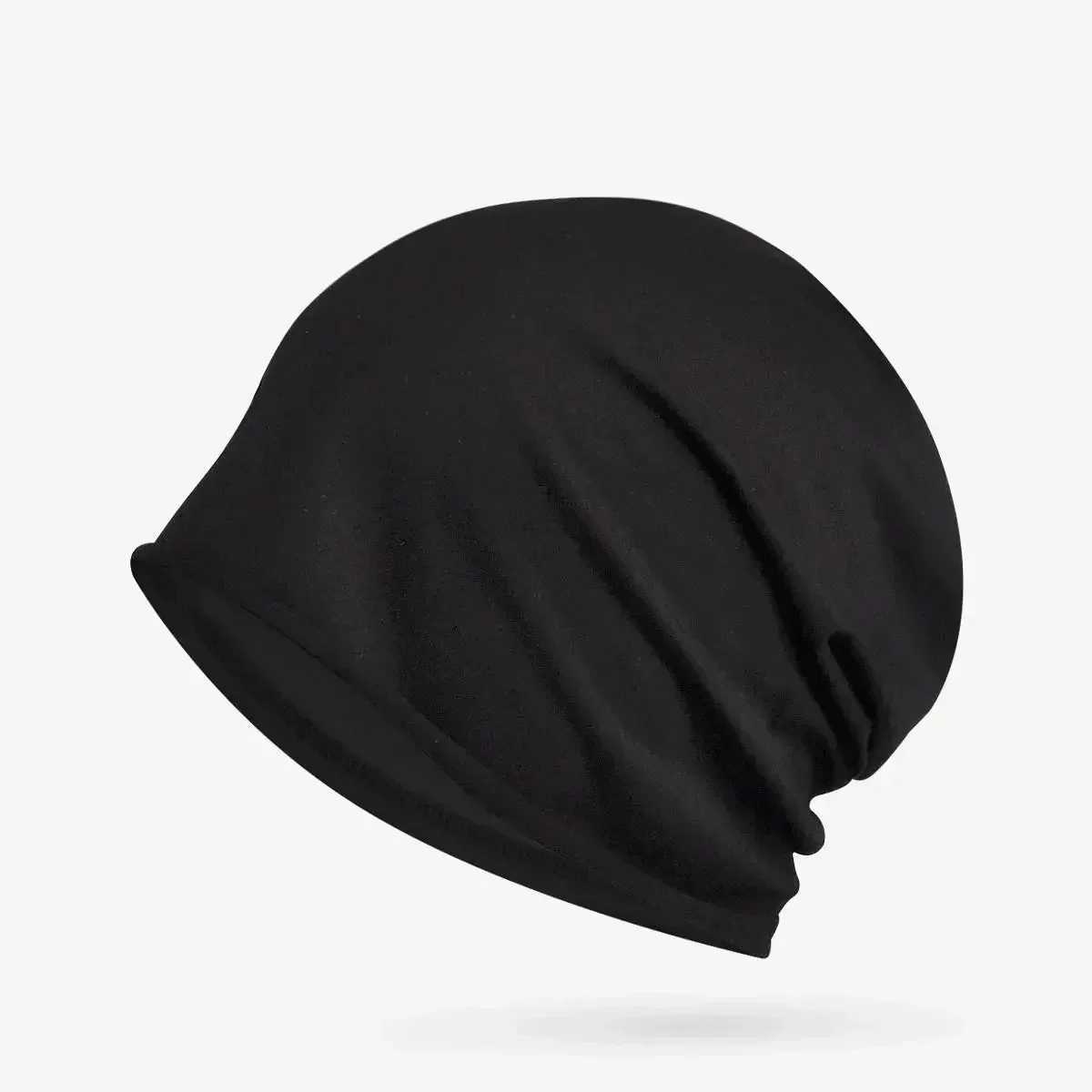 Hats Beanies for Men Wen Unisex Autumn Summer Beanie Cotton Solid Color Elastic Bonnet Hip Hop Baggy Cap M Fem Thin X250212