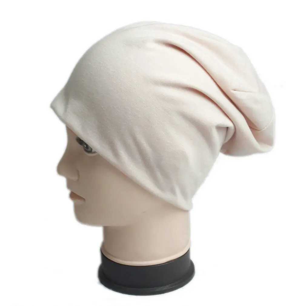 Cotton Knitted Slouch Crochet Hat Spring Sun Hat Beanie Hip-Hop Hats Ski Baggy Beanies Sklies Unisex Men Wen Hedging Cap X250212