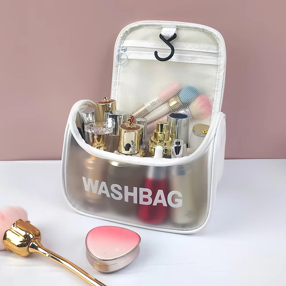 Women Makeup Bags Travel Cosmetic Toiletries Organizer Waterproof Storage Neceser Hanging Bathroom Wash Bag High Quality swissmilitary