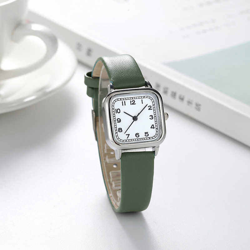 Tiktok Fashion Drainage Women Fashion Girl Square Watch Student Small Square Watch W250212