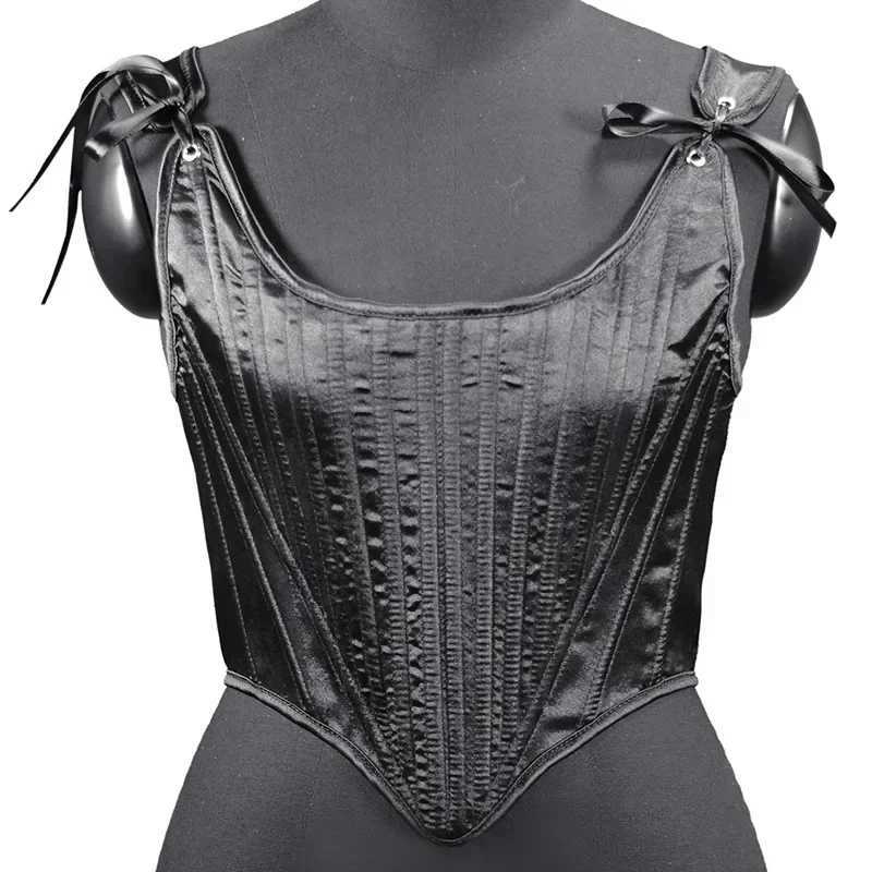 Satin Bandage Waist Trainer Body Shapers Women Corset Fashion Slimming Tank Top Sexy Shapewear Woman Clothes Fajas StreetwearXJ250212