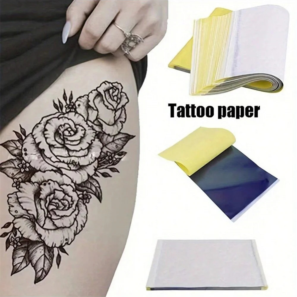 Multiple specifications of double-sided blank fake skin and multiple specifications of tattoo practice tattoo transfer paper 250207