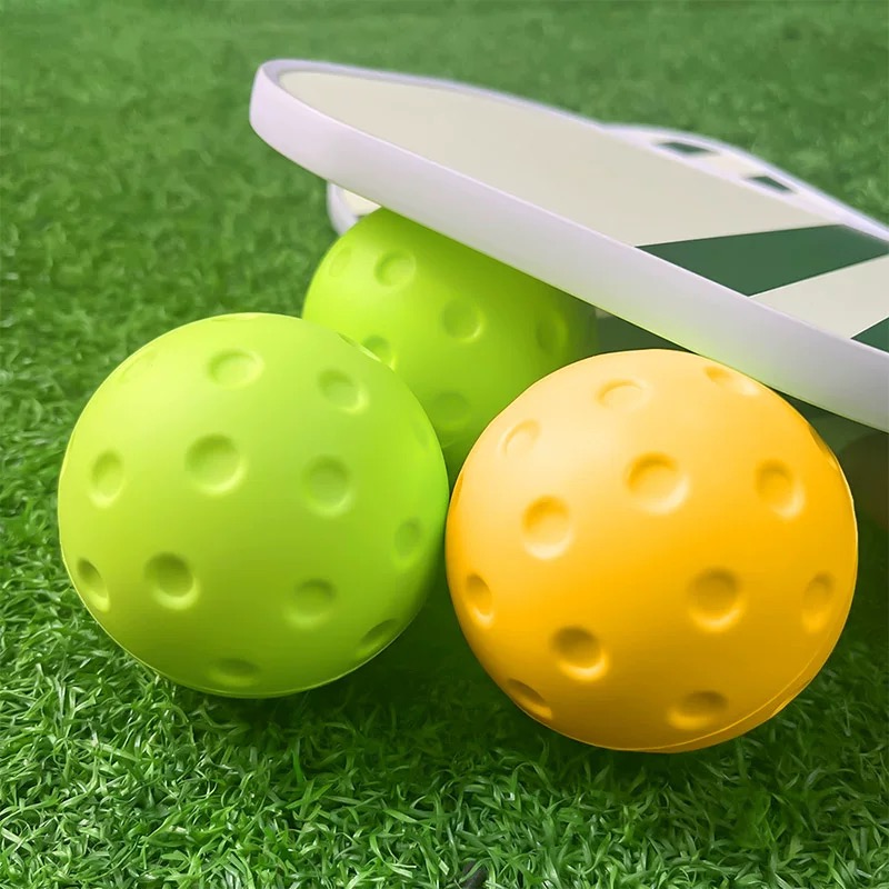 4Pcs Quiet Foam Pickleball balls Perfect for Indoor & Outdoor Practice & Training PU Foam Material for Reduced Noise