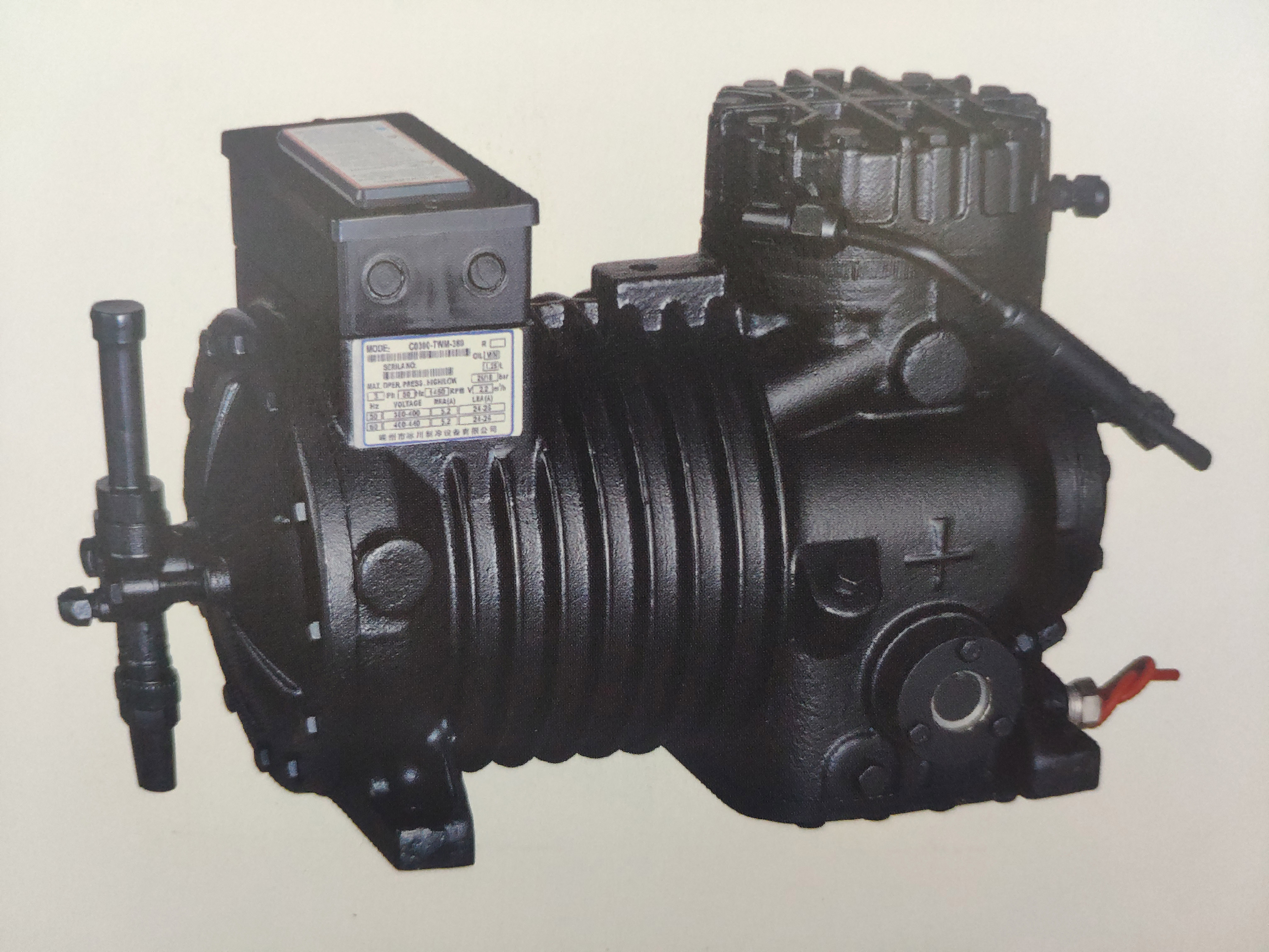 Semi-Closed Piston Refrigeration Compressor C-0300