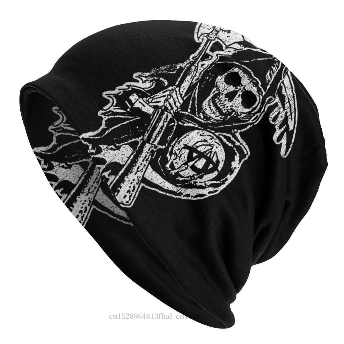 Hat Skl Thin CAPs For Men Wen Sons Of TV Sklies Beanies Ski CAPs Soft Bonnet Hats X250212