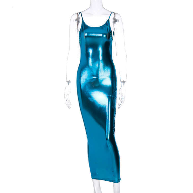 French hot selg summer sexy backless suspender colorful dress women's fashion wholesale 2025 new temperament chic elegant clothing