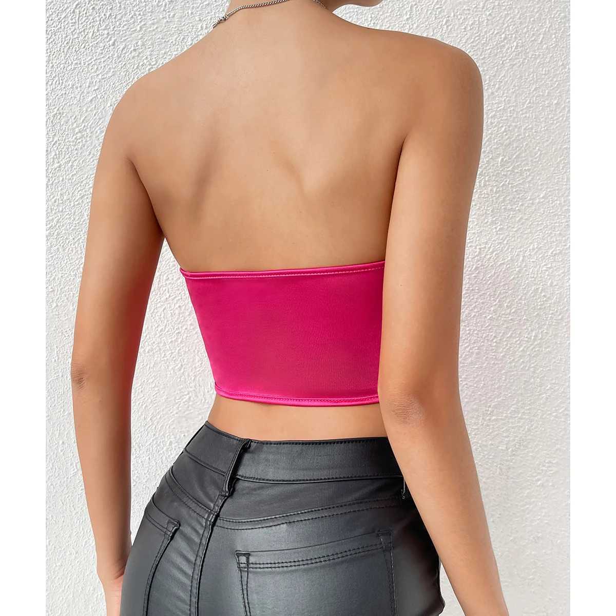 Vemina Fashion White Fishbone Skinny Corset Top Sexy Black Sveless Inner Tank Top Women Y2K Street Style Slim Crop TopXJ250212