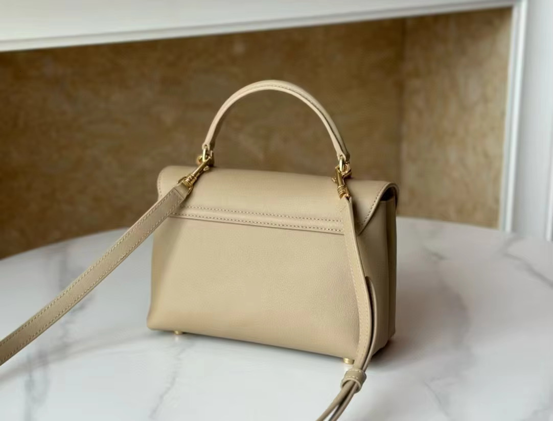 24 Autumn/Winter New Handle TEEN Imported Granular Cowhide Cute And Fashionable Women's Handbag Crossbody Bag